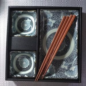 Sushi set for 2- Gingko design from Japan